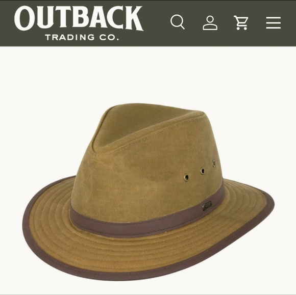 Outback Australian OILSKIN HAT XL Outback Trading Company - Picture 1 of 8